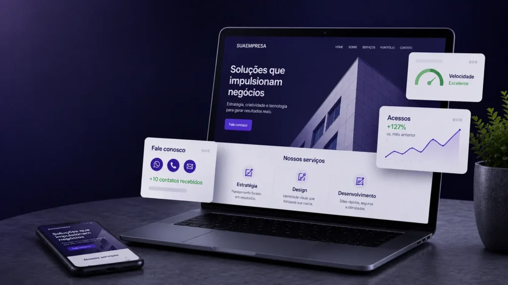 Criacao de Site Institucional.